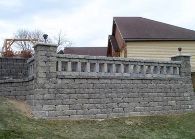 Wall Construction by Greenside Inc in Savage, MN.