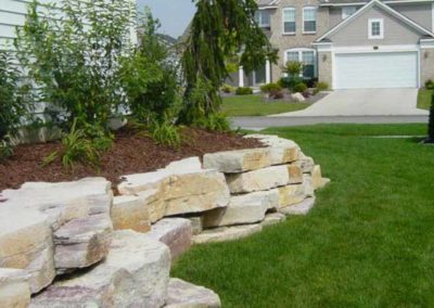 Residential hardscaping by Greenside Inc in Savage, MN.