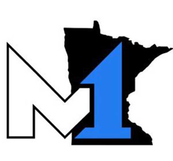 M1 Junior Olympic Volleyball logo - Greenside Inc in Savage, MN.